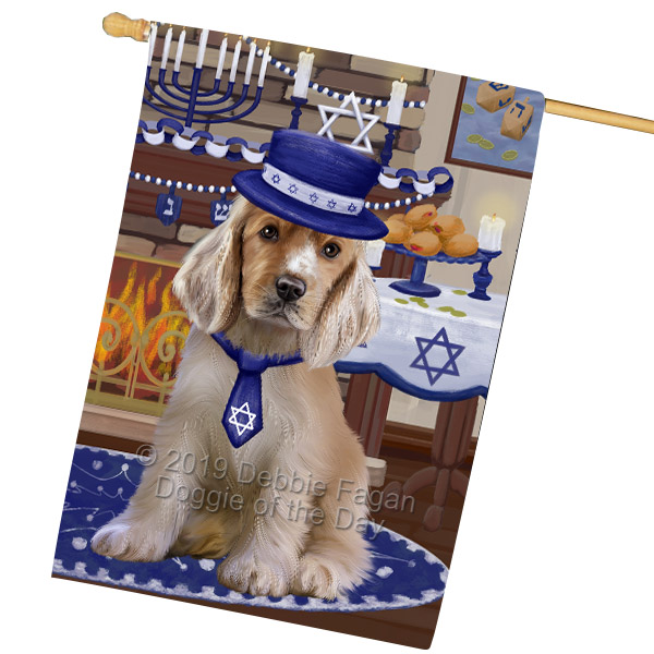 Cocker Spaniel Hundehaus Flagge Urlaub doppelseitig 28""x40"" viele Designs neu mit Etikett NEU - Bild 48 von 101