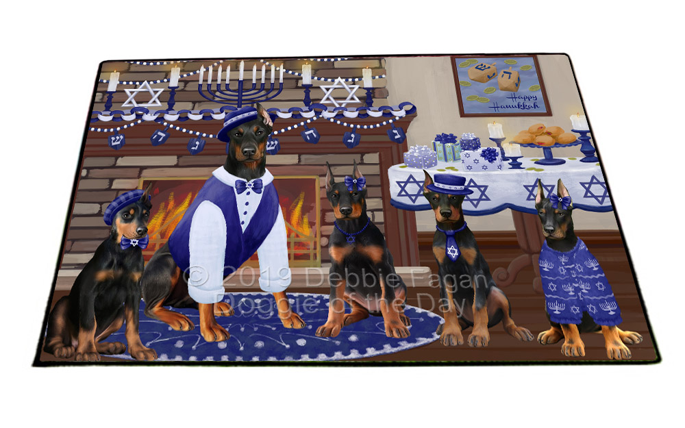 Doberman Pinscher Dog Floor Mat Personalize Pet Door Mat Valentine Day NWT - Picture 30 of 52