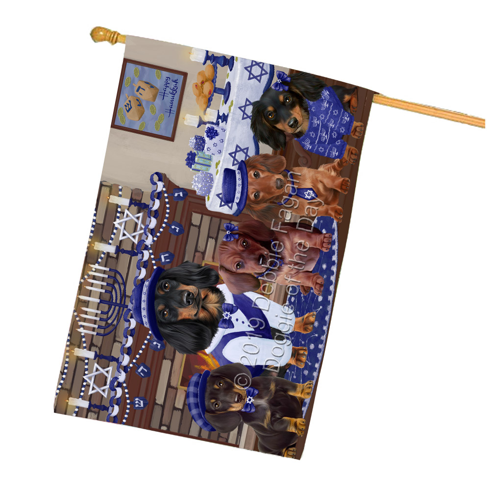 Dachshund Dog House Flag Holiday Double Sided 28"x40" Many Designs NWT NEW - Picture 40 of 95