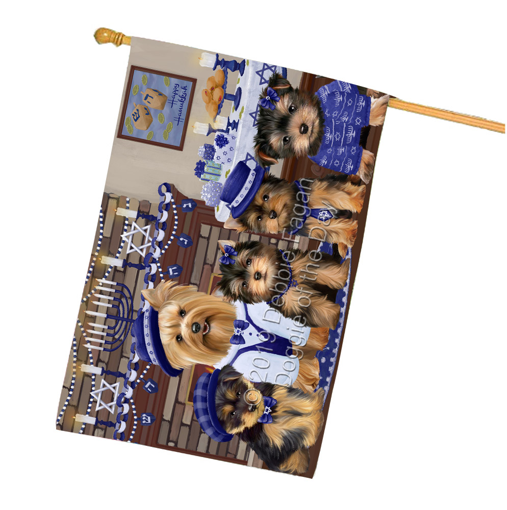 Yorkshire Terrier Dog House Flag Holiday Double Sided 28"x40" Designs NWT NEW - Picture 31 of 89