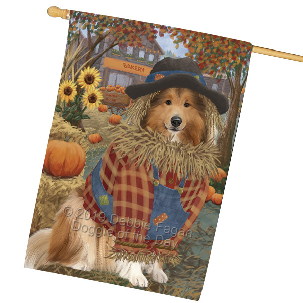 Rough Collie Dog House Flag Holiday Double Sided 28"x40" Many Designs NWT NEW - Picture 34 of 73