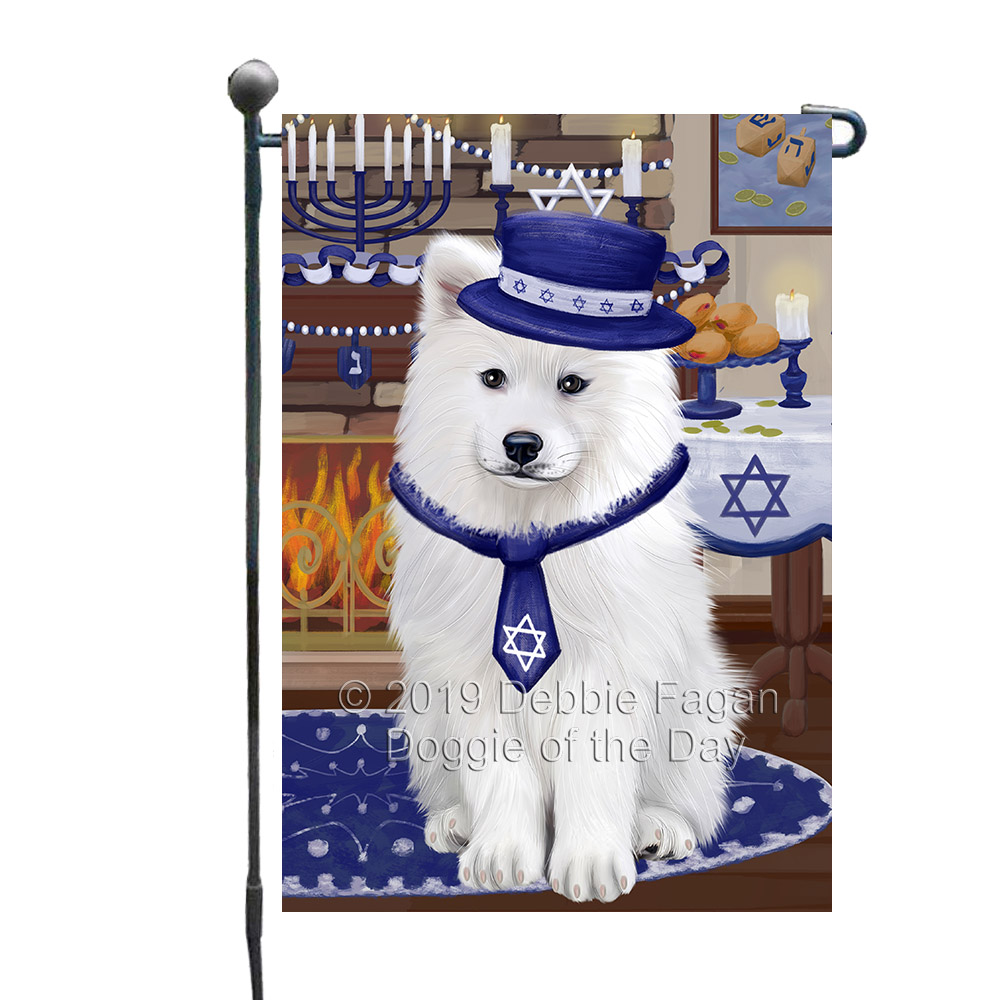 Samoyed Dog Garden Flag Personalized Double Sided 12.5"x18" Many Design NWT