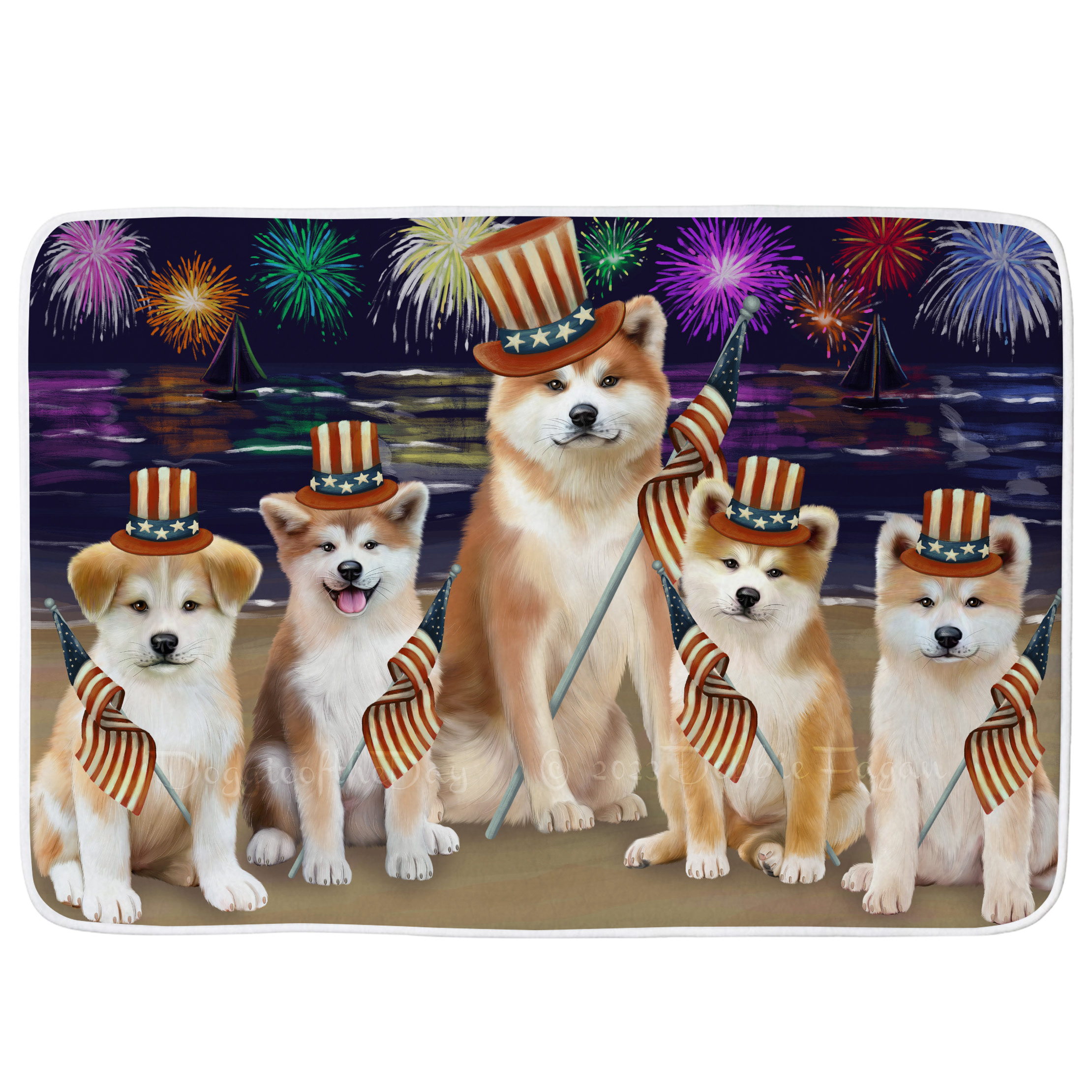 Akita Dog Bath Mat Anti-Slip Pet Personalized Bathroom Rug Mat Gift NWT - Picture 28 of 49