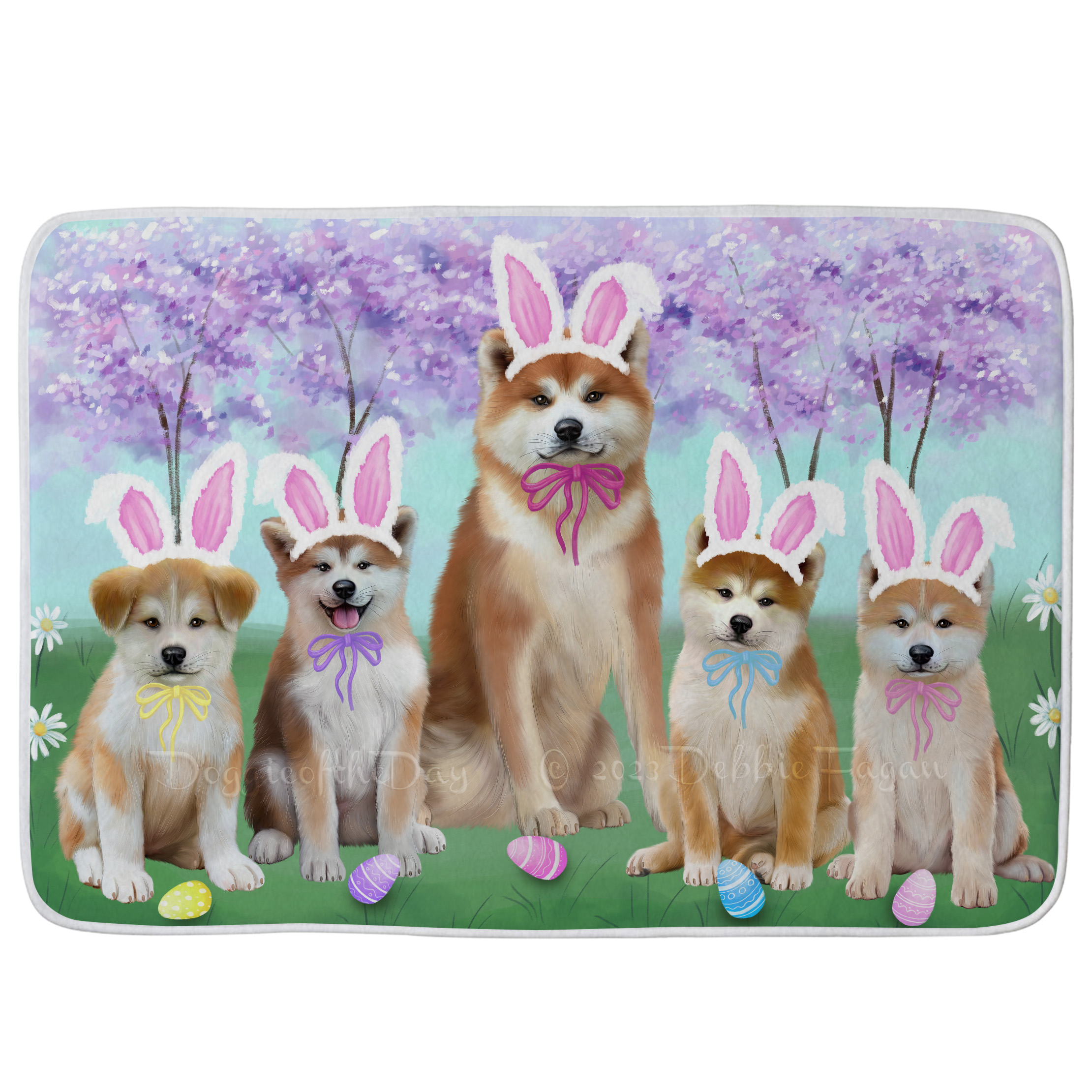 Akita Dog Bath Mat Anti-Slip Pet Personalized Bathroom Rug Mat Gift NWT - Picture 17 of 49