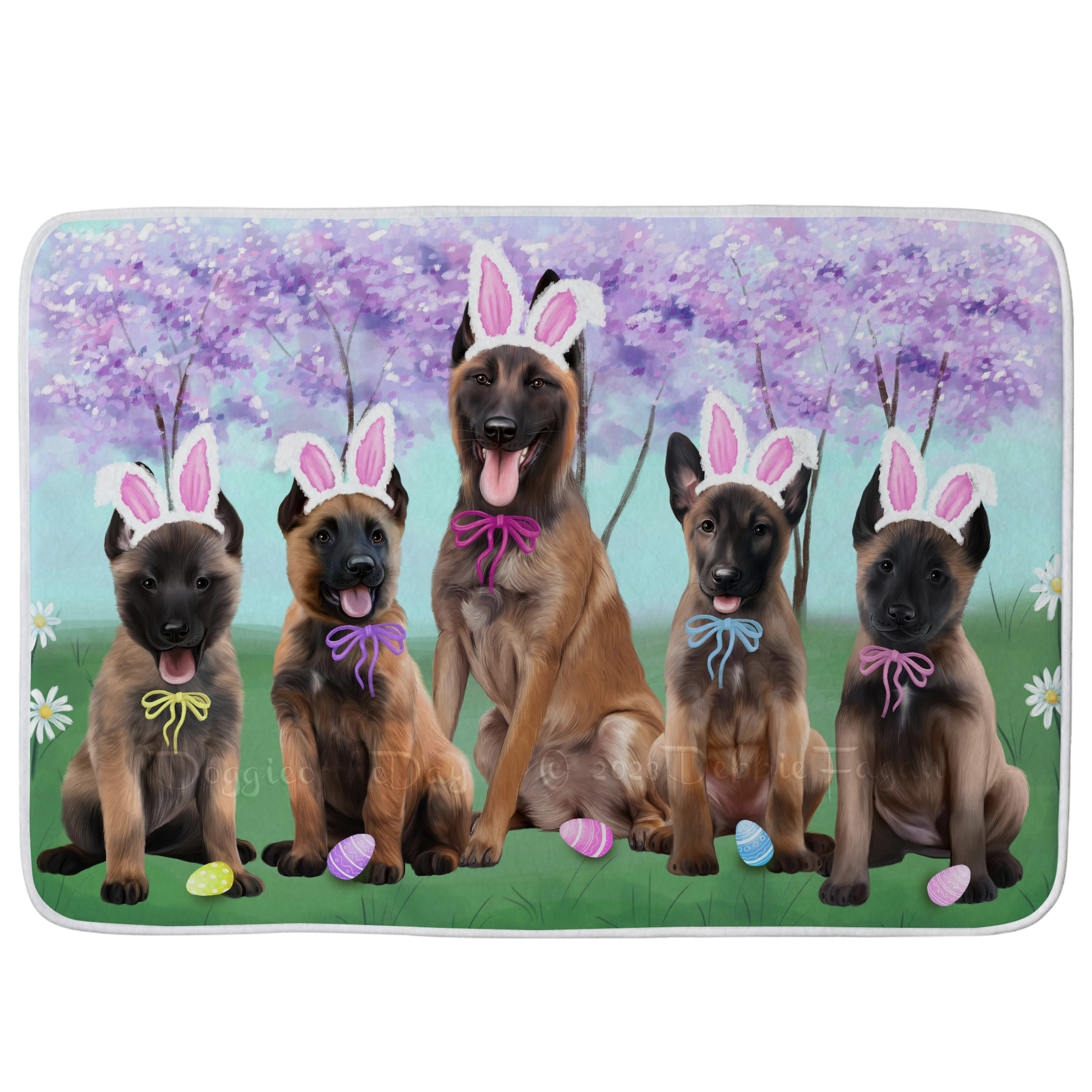 Belgian Malinois Dog Bath Mat Anti-Slip Pet Personalized Bathroom Rug Mat NWT - Picture 13 of 25