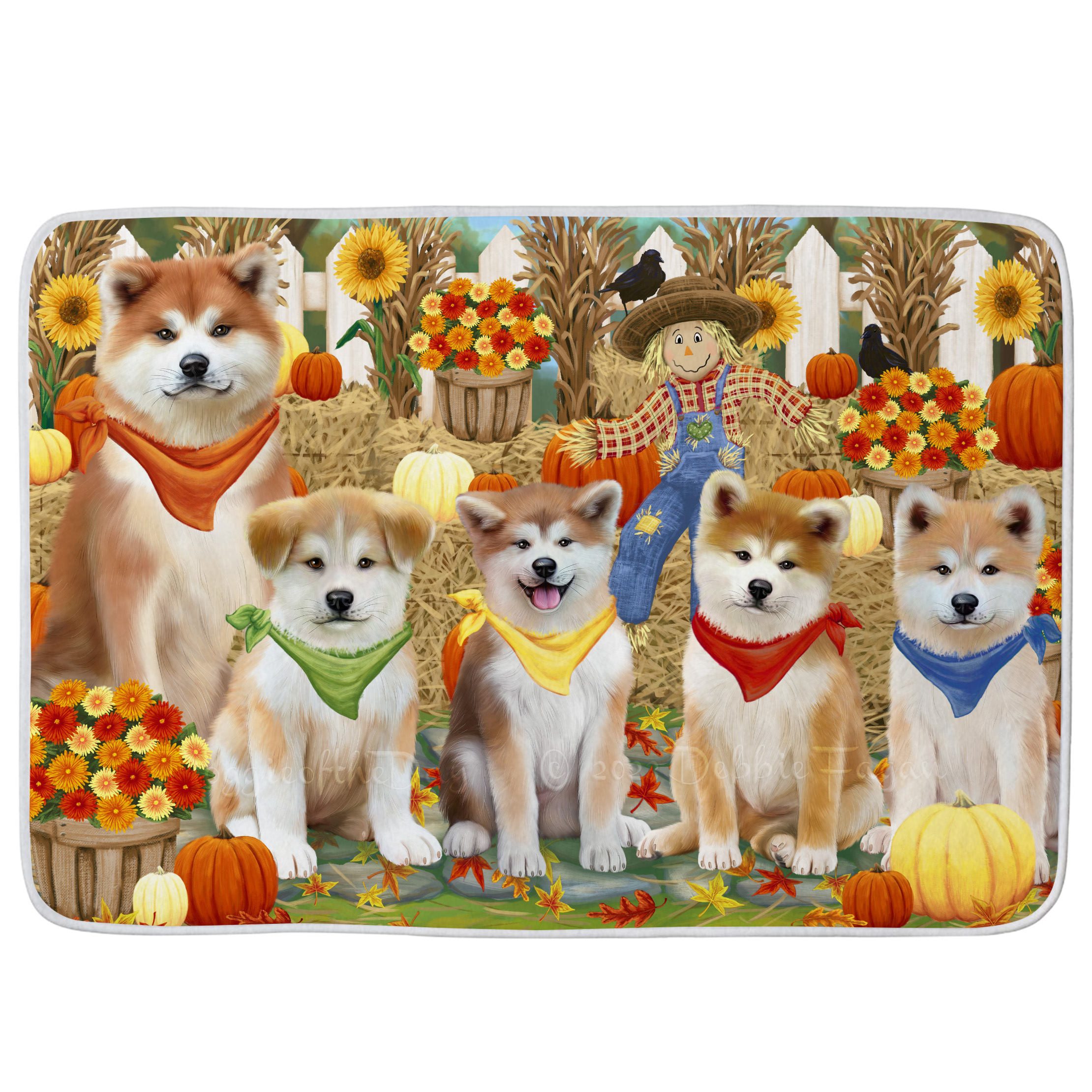 Akita Dog Bath Mat Anti-Slip Pet Personalized Bathroom Rug Mat Gift NWT - Picture 30 of 49
