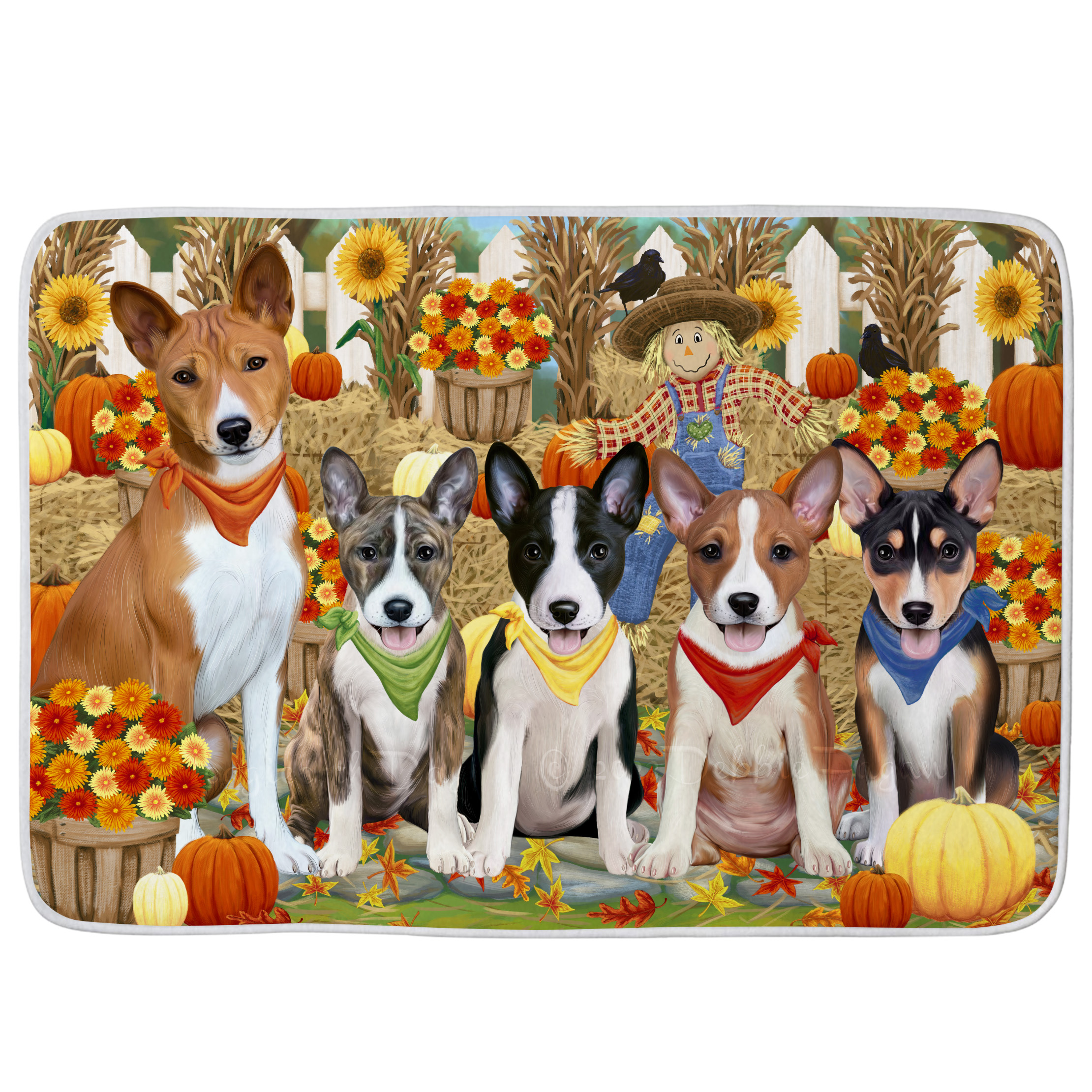Basenji Dog Bath Mat Anti-Slip Pet Personalized Bathroom Rug Mat Gift NWT - Picture 16 of 21