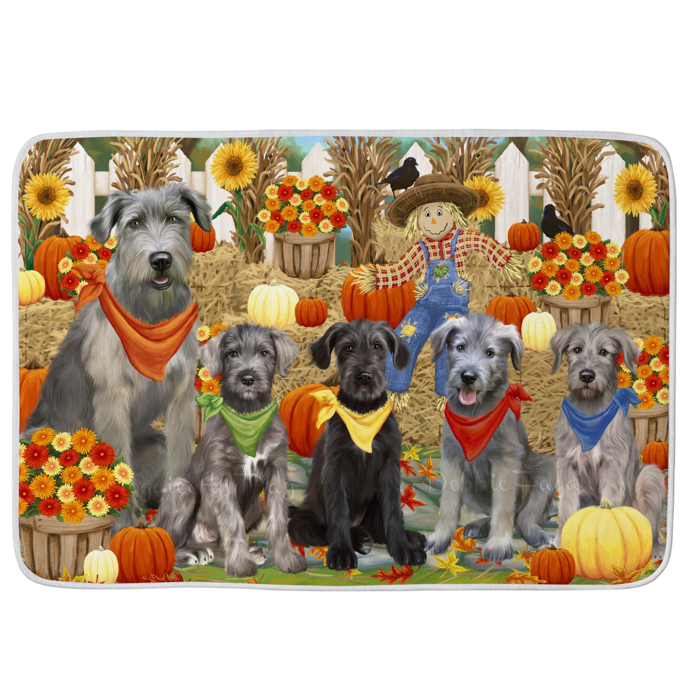 Wolfhound Dog Bath Mat Anti-Slip Pet Personalized Bathroom Rug Mat Gift NWT - Picture 28 of 40