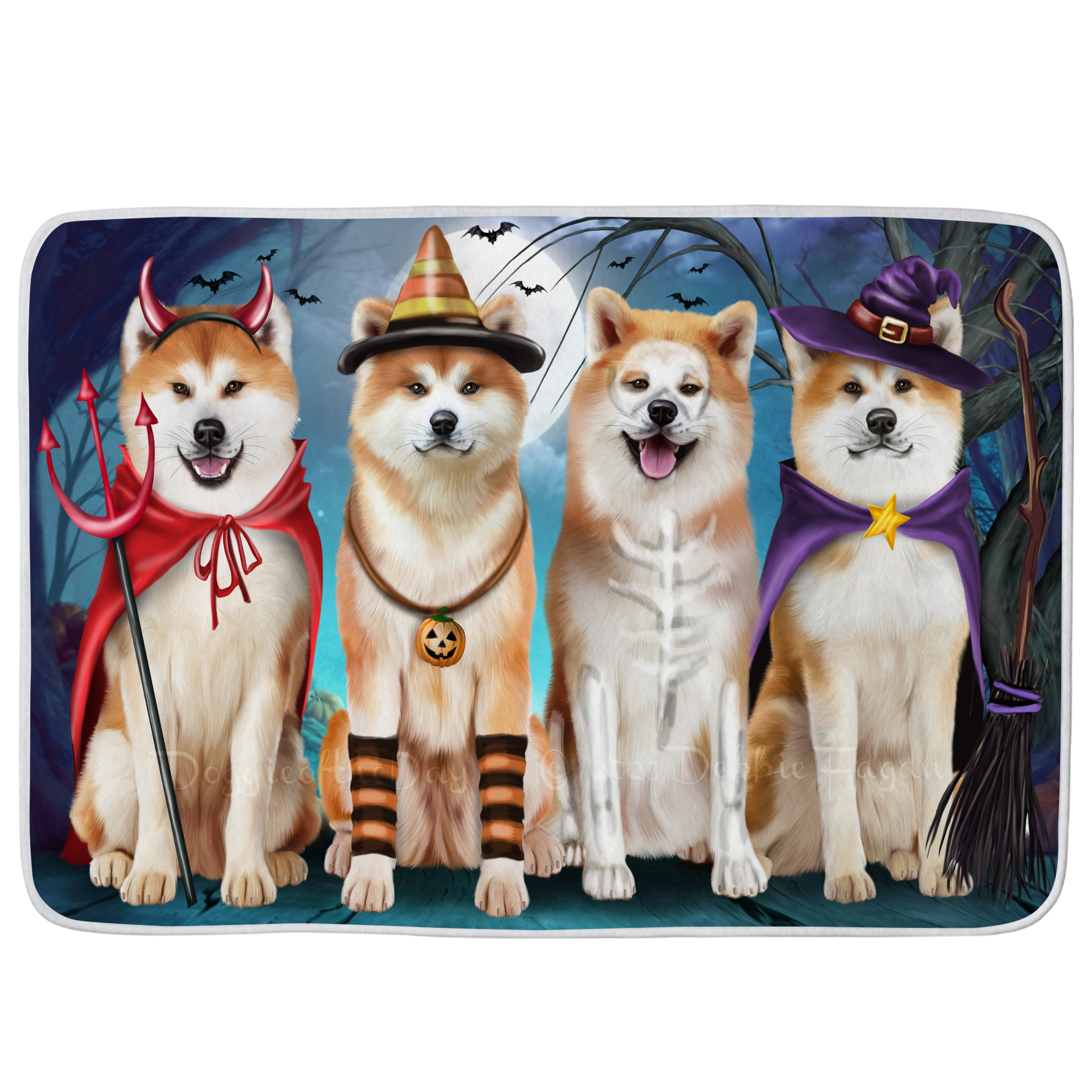 Akita Dog Bath Mat Anti-Slip Pet Personalized Bathroom Rug Mat Gift NWT - Picture 36 of 49