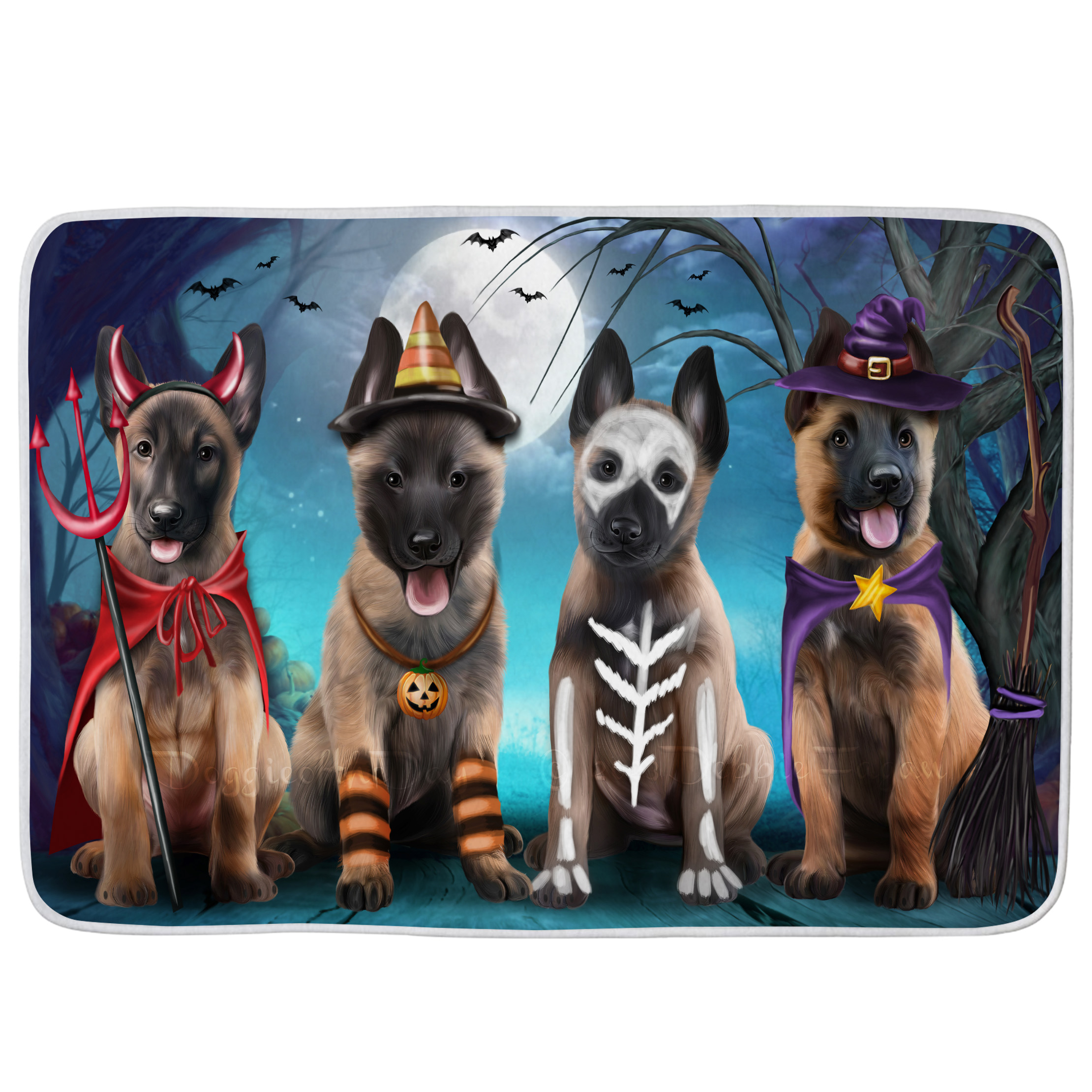 Belgian Malinois Dog Bath Mat Anti-Slip Pet Personalized Bathroom Rug Mat NWT - Picture 18 of 25