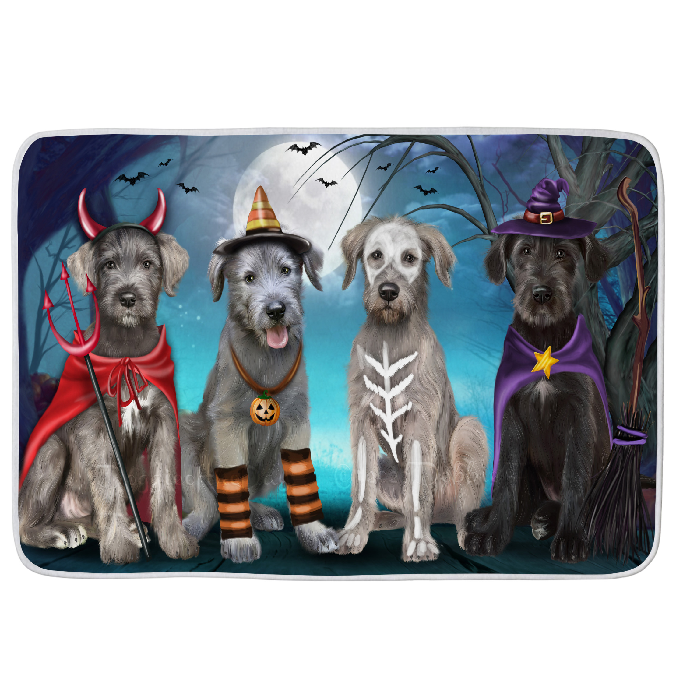 Wolfhound Dog Bath Mat Anti-Slip Pet Personalized Bathroom Rug Mat Gift NWT - Picture 31 of 40