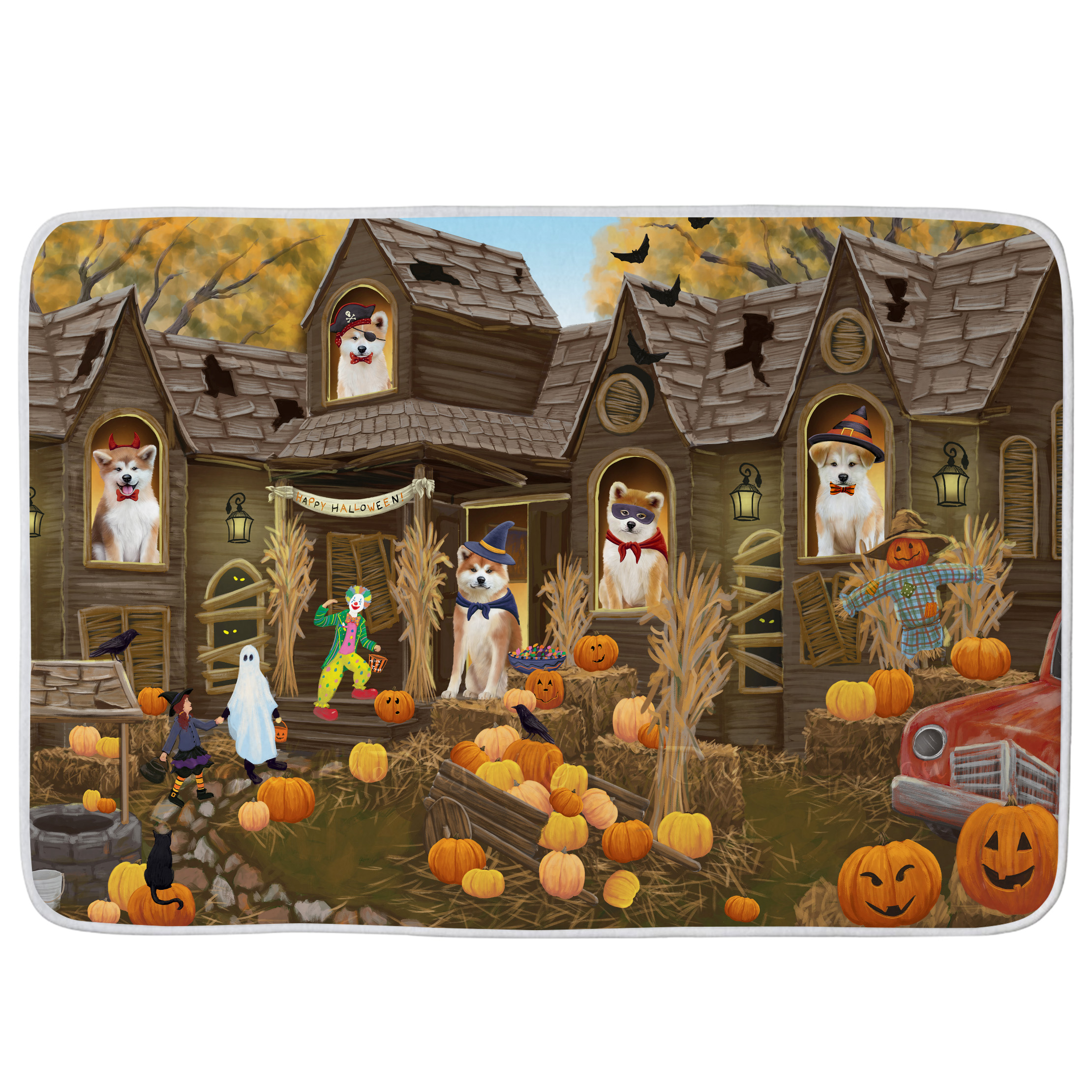 Akita Dog Bath Mat Anti-Slip Pet Personalized Bathroom Rug Mat Gift NWT - Picture 24 of 49