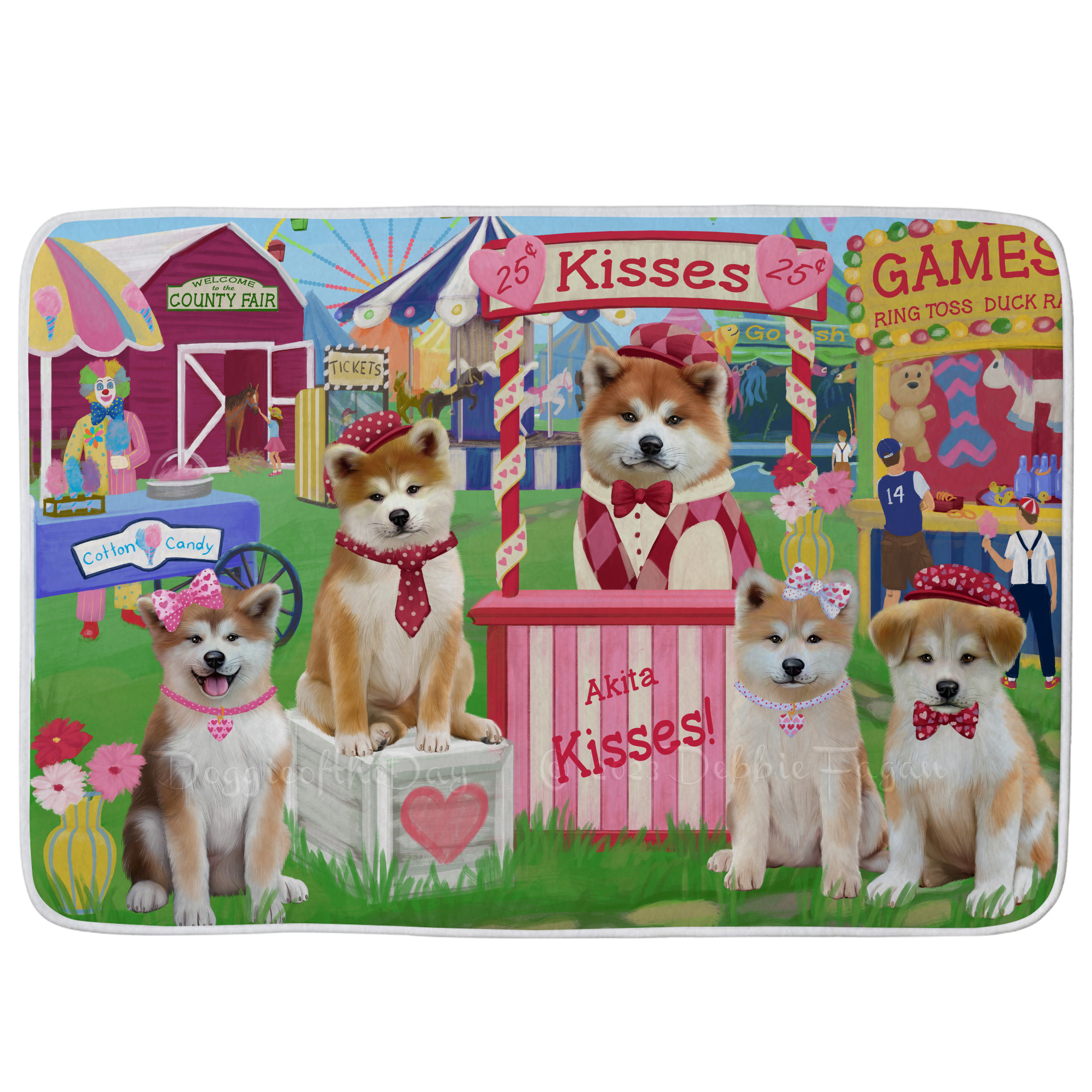 Akita Dog Bath Mat Anti-Slip Pet Personalized Bathroom Rug Mat Gift NWT - Picture 21 of 49