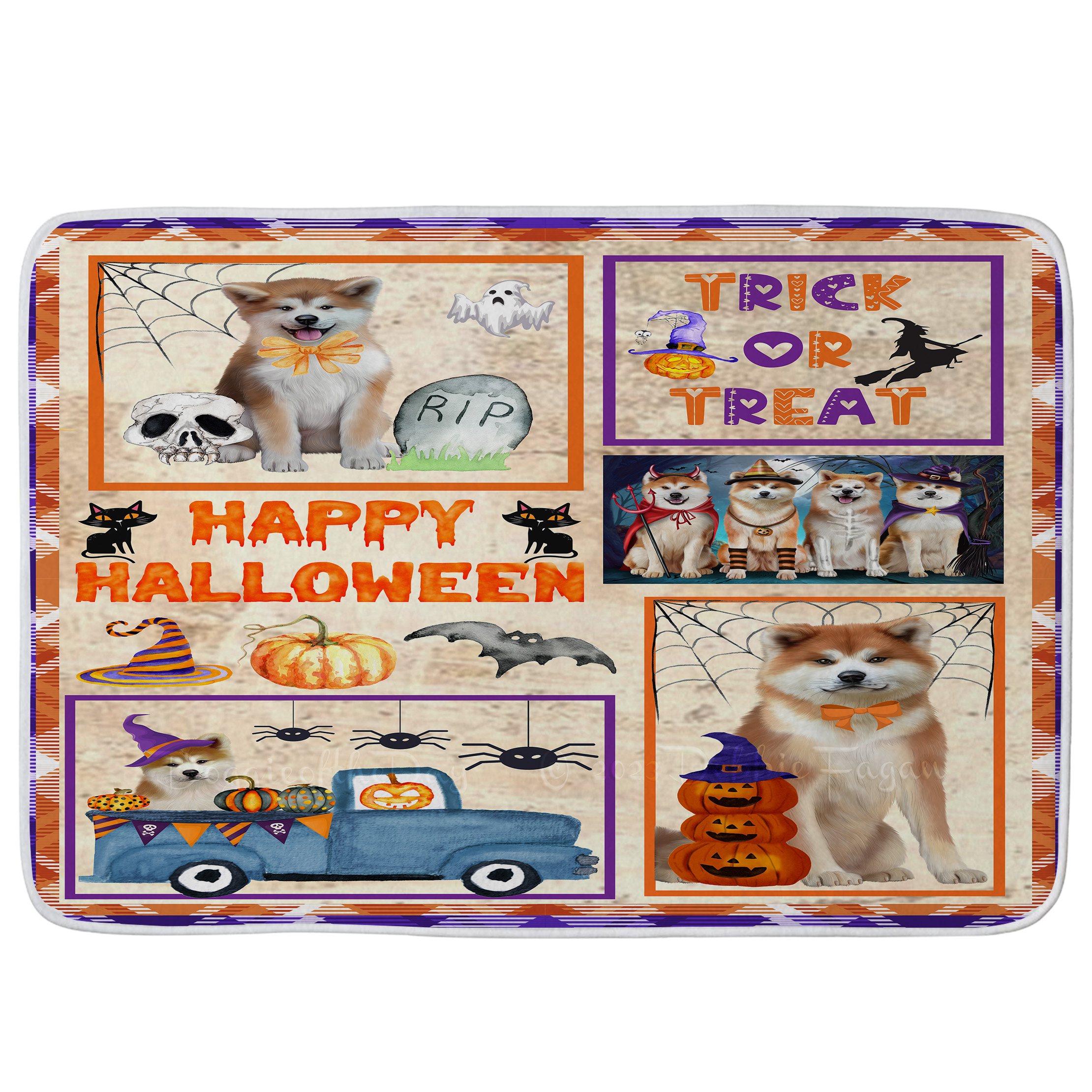 Akita Dog Bath Mat Anti-Slip Pet Personalized Bathroom Rug Mat Gift NWT - Picture 29 of 49