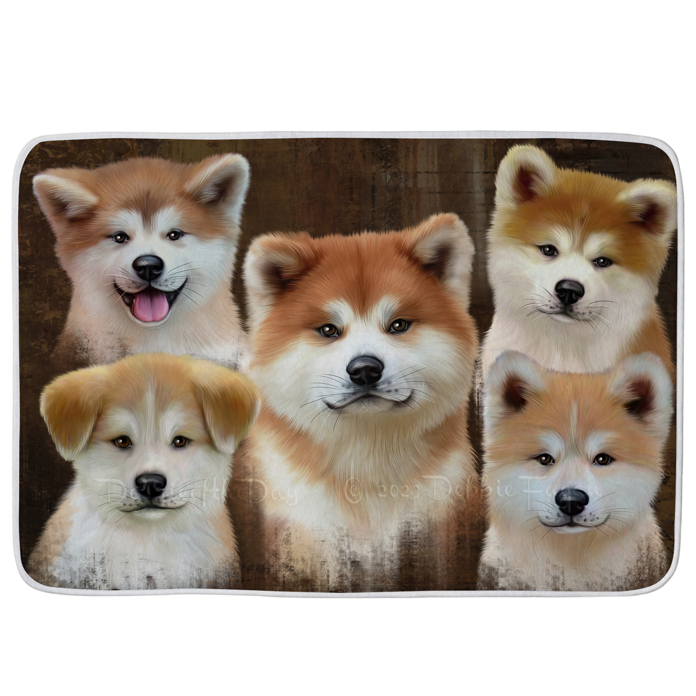 Akita Dog Bath Mat Anti-Slip Pet Personalized Bathroom Rug Mat Gift NWT - Picture 22 of 49
