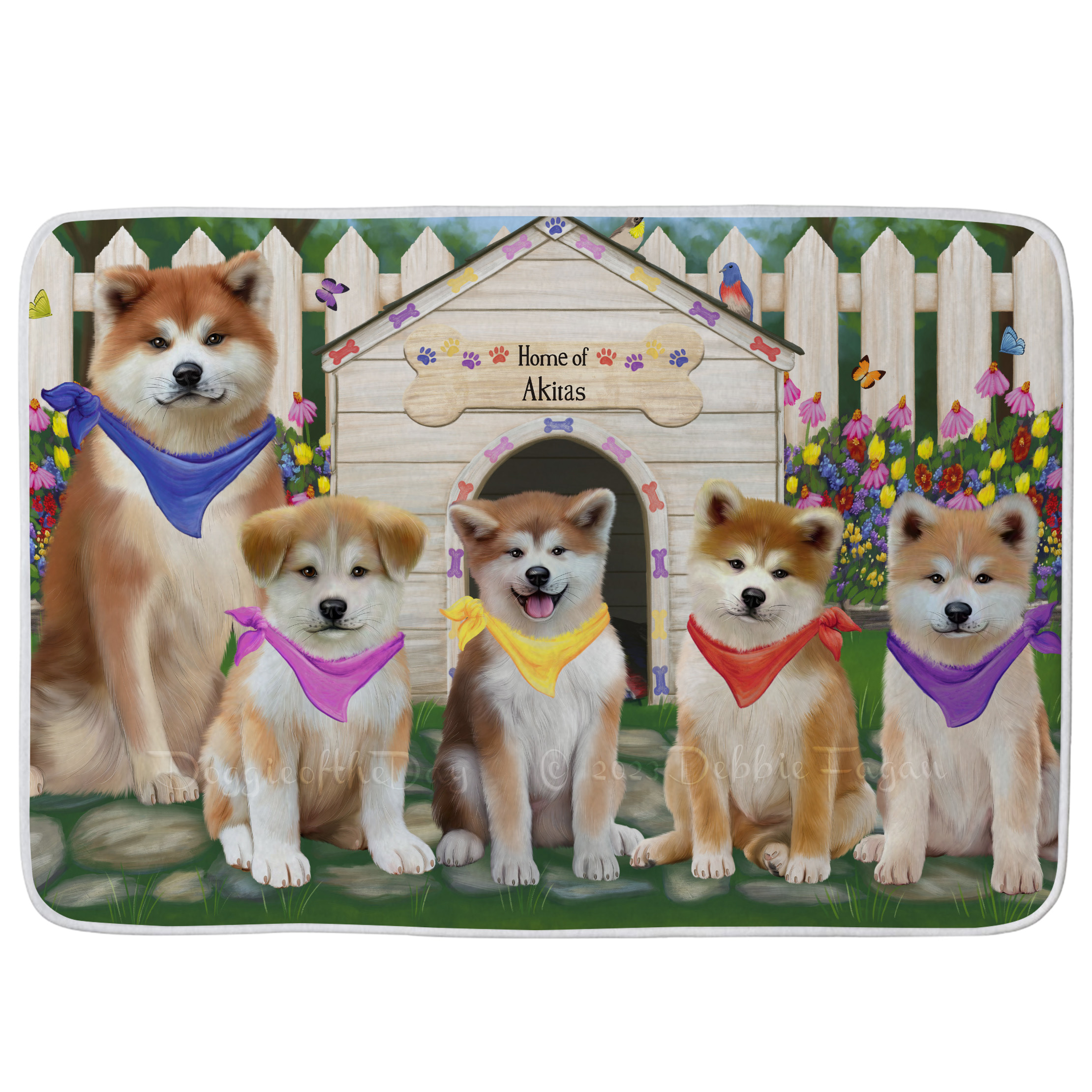 Akita Dog Bath Mat Anti-Slip Pet Personalized Bathroom Rug Mat Gift NWT - Picture 31 of 49