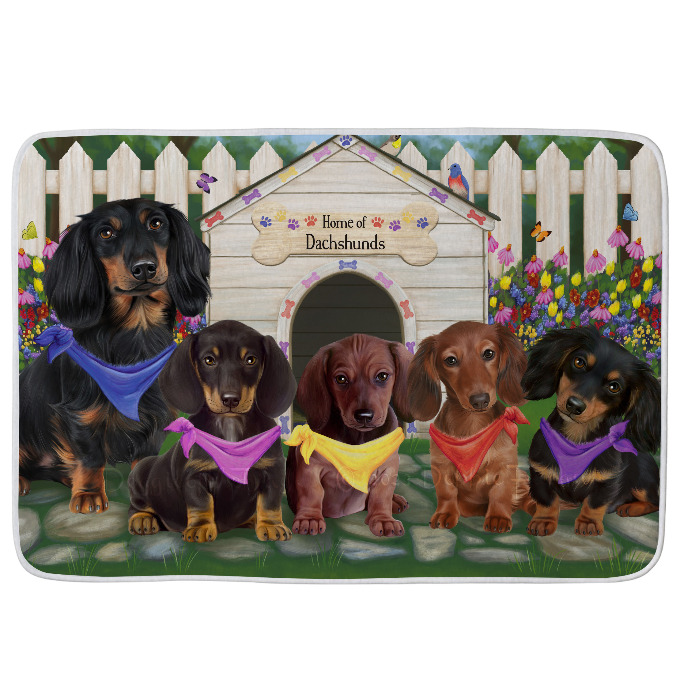 Dachshund Dog Bath Mat Anti-Slip Pet Personalized Bathroom Rug Mat Gift NWT - Picture 31 of 47