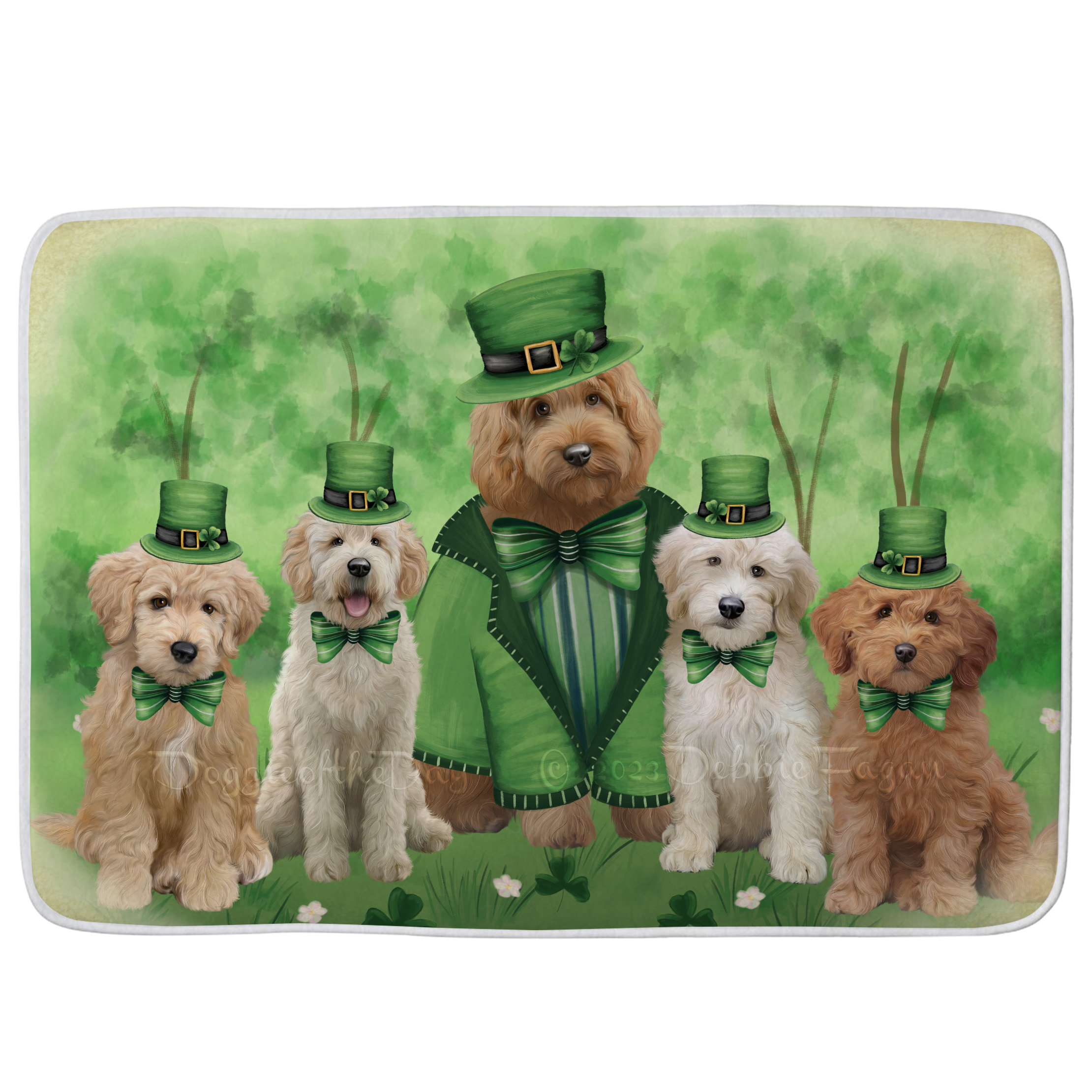 Goldendoodle Dog Bath Mat Anti-Slip Pet Personalized Bathroom Rug Mat Gift NWT - Picture 22 of 46