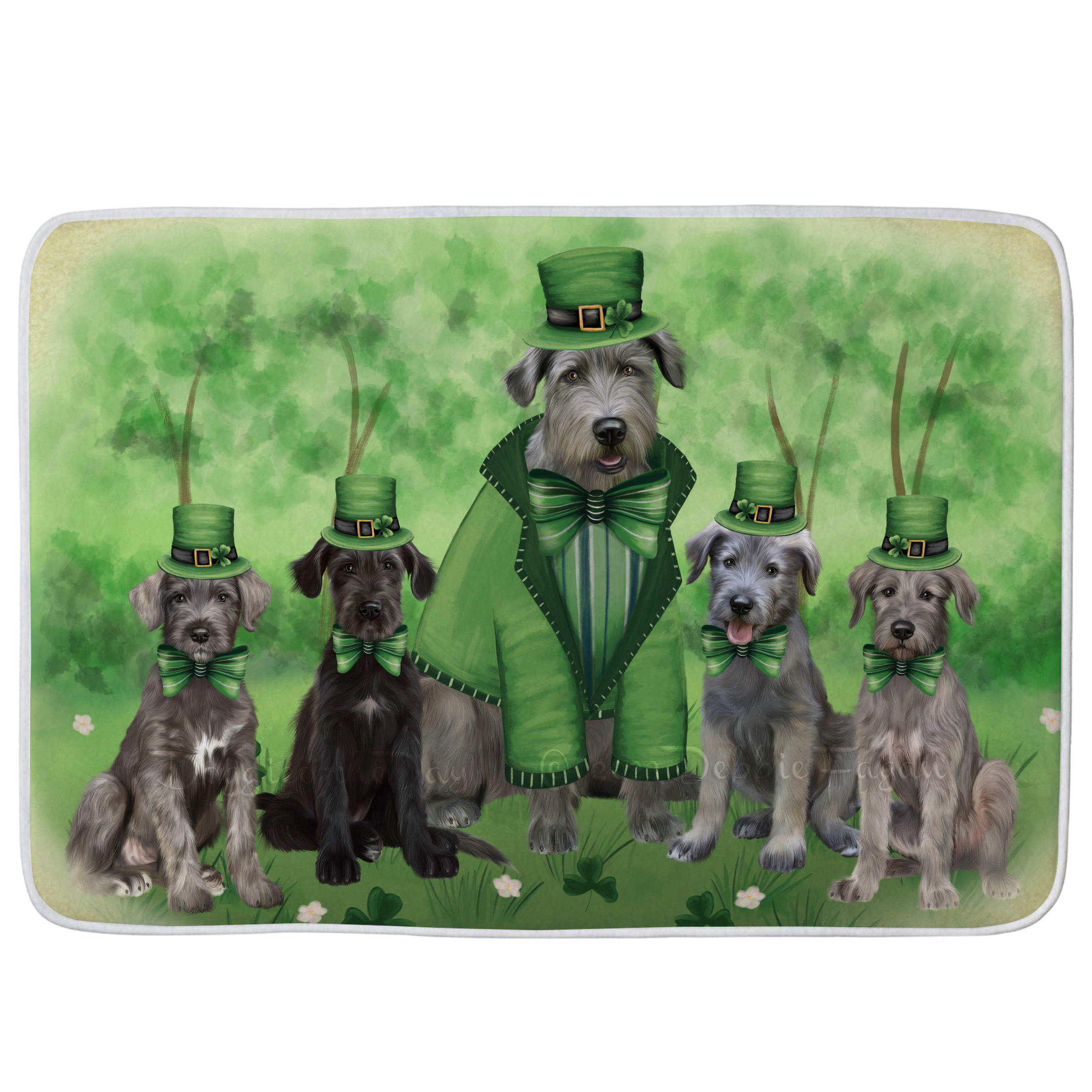 Wolfhound Dog Bath Mat Anti-Slip Pet Personalized Bathroom Rug Mat Gift NWT - Picture 22 of 40