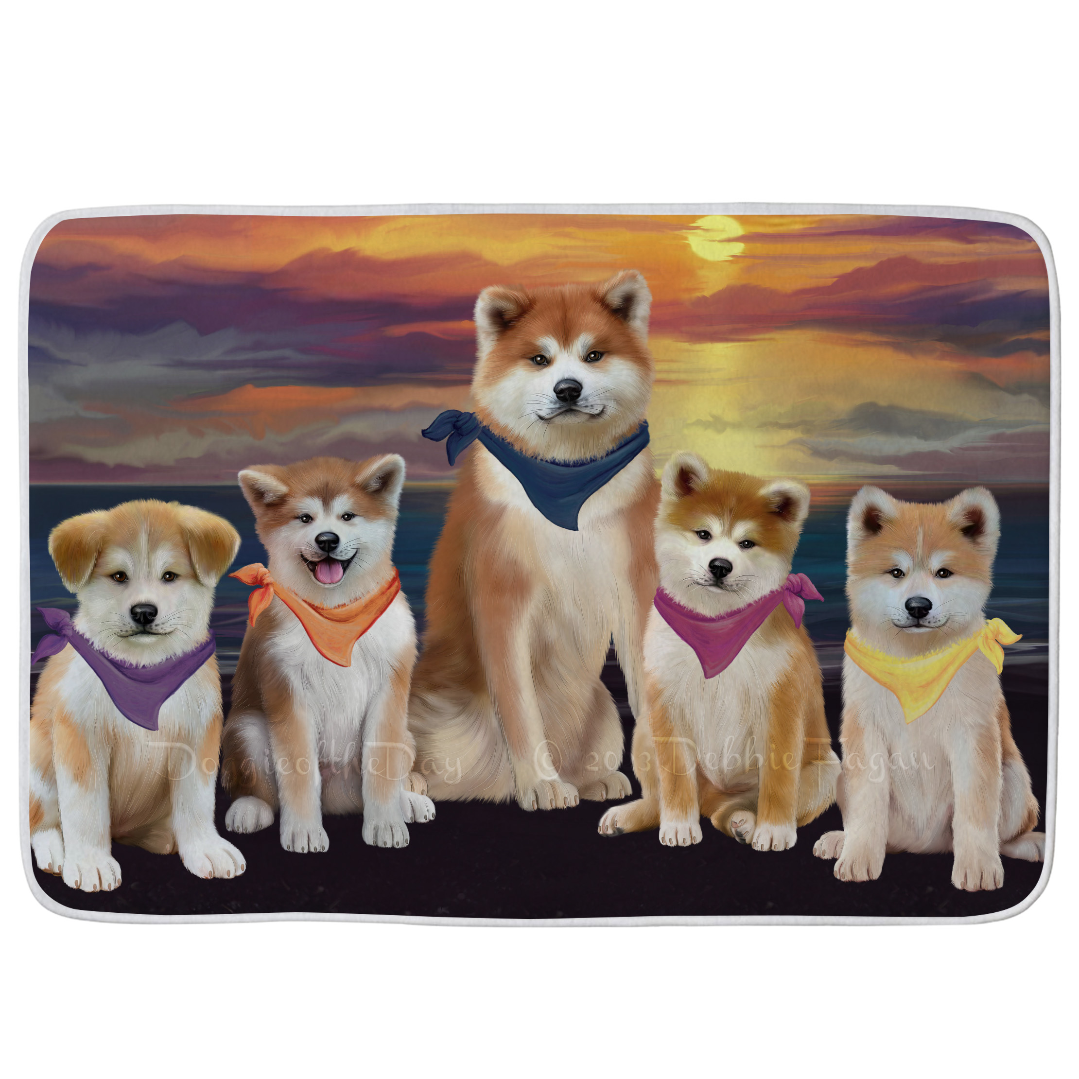 Akita Dog Bath Mat Anti-Slip Pet Personalized Bathroom Rug Mat Gift NWT - Picture 35 of 49