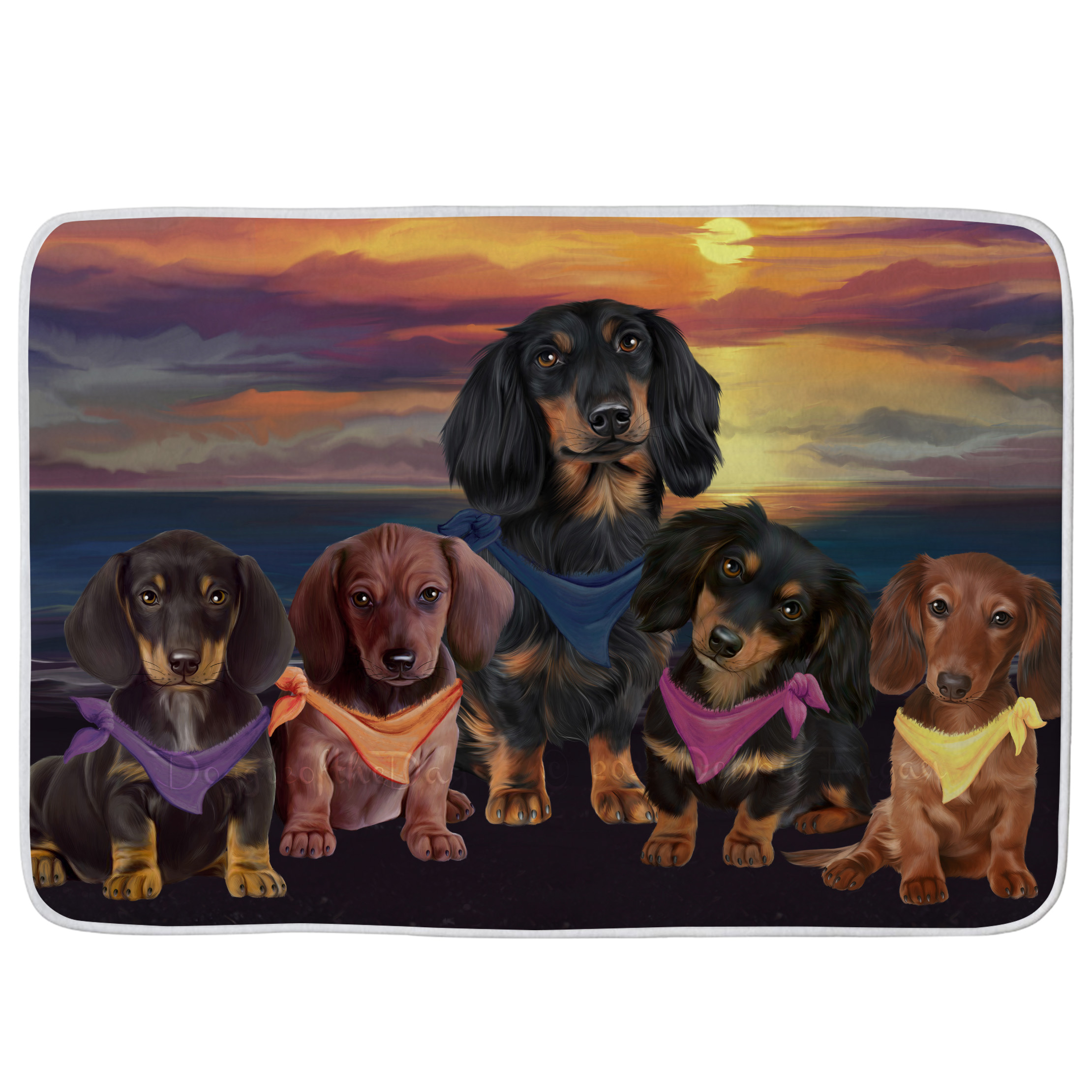 Dachshund Dog Bath Mat Anti-Slip Pet Personalized Bathroom Rug Mat Gift NWT - Picture 34 of 47