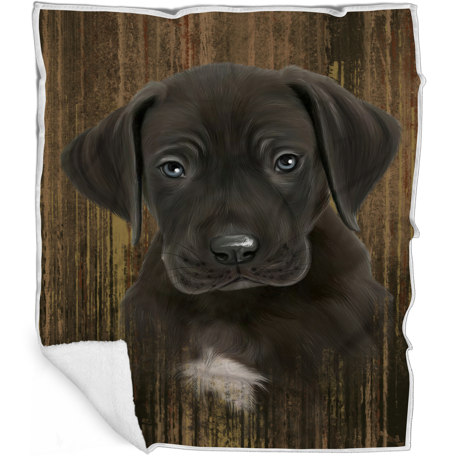 Great Dane Dog Blanket Personalized Throw Woven Fleece Sherpa Many Designs NWT - Picture 20 of 33