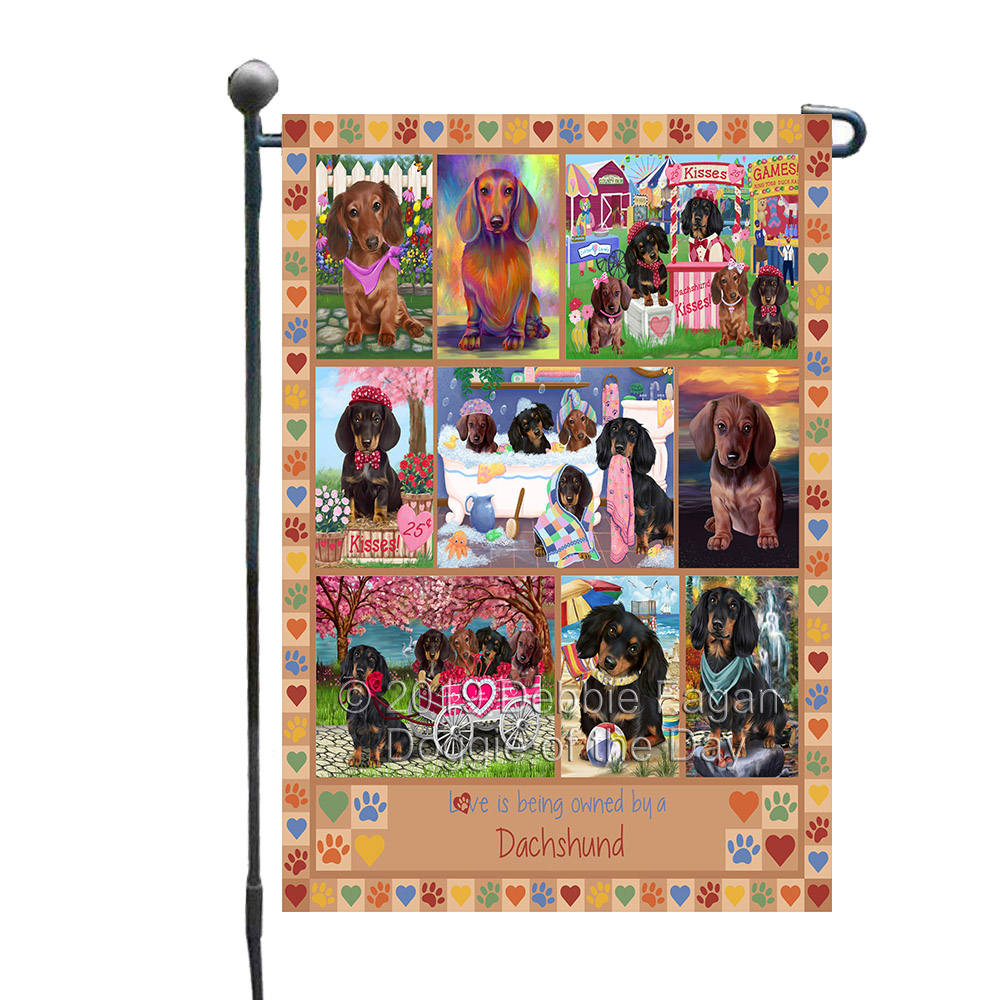 Dachshund Dog Garden Flag Personalized Double Sided 12.5"x18" Many Designs NWT - Picture 30 of 88