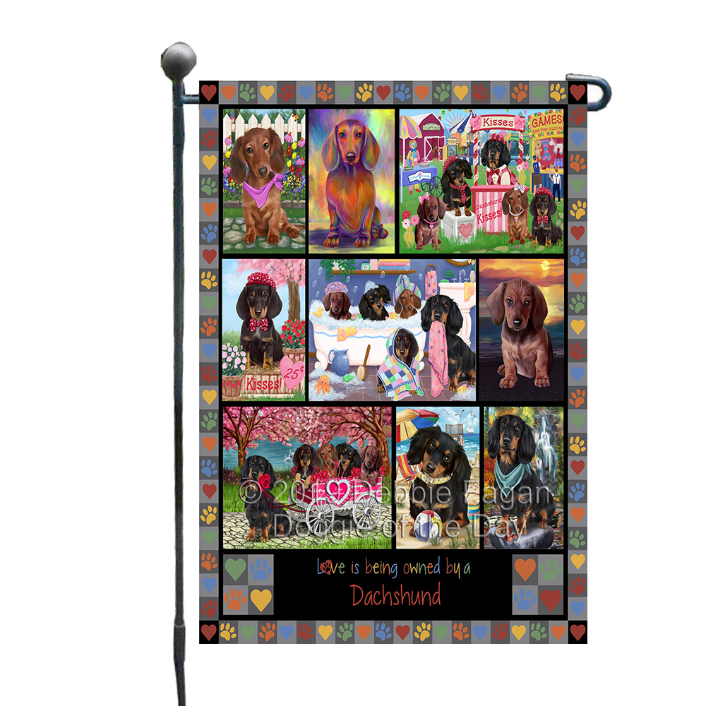 Dachshund Dog Garden Flag Personalized Double Sided 12.5"x18" Many Designs NWT - Picture 31 of 88