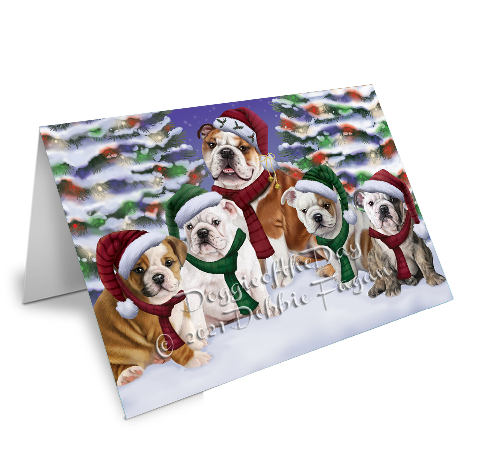 Christmas Family Portrait Dogs Cats Pet Photo Greeting Invitation Card ...