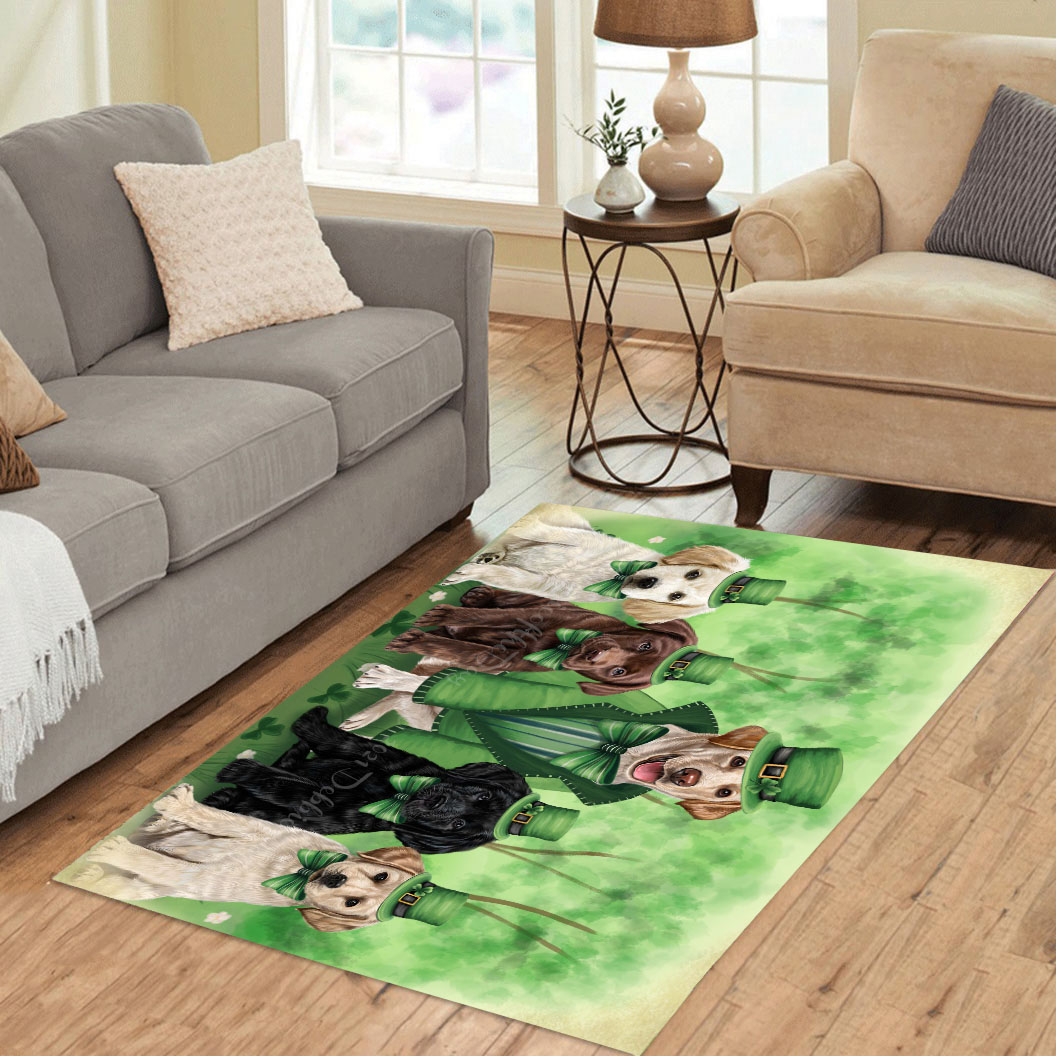 Labrador Retriever Dogs Area Rug and Runner Personalized Indoor Designs ...