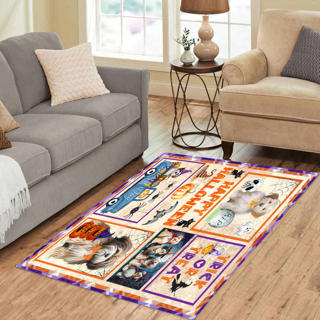Tibetan Terrier Dogs Area Rug and Runner Personalized Indoor Design NWT NEW