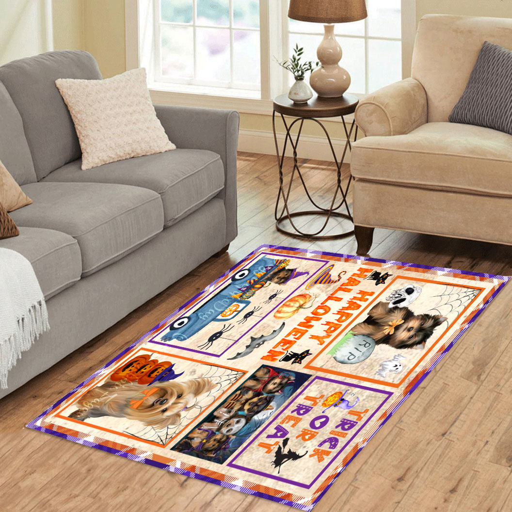 Yorkshire Terrier Dogs Area Rug and Runner Personalized Indoor Design NWT NEW